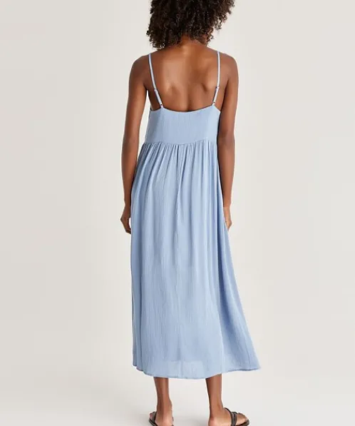 Z Supply Dresses>Atlas Midi Dress Ocean