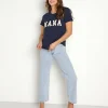 Z Supply Tops>Easy Mama Tee Captain Navy