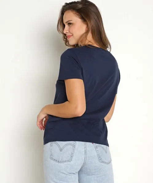 Z Supply Tops>Easy Mama Tee Captain Navy