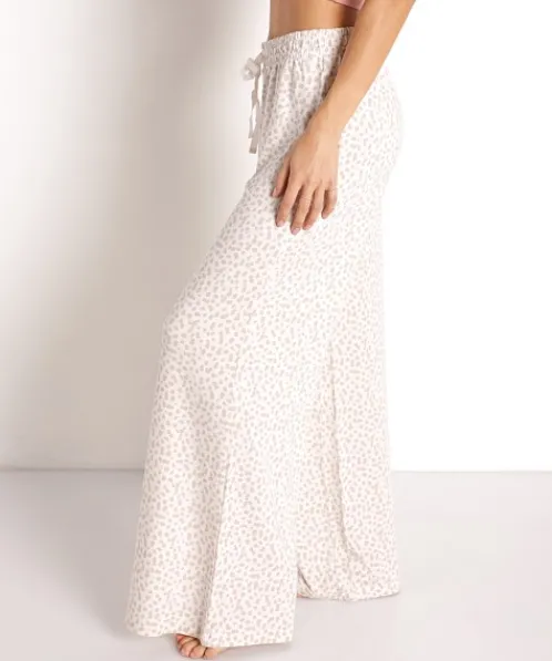 Z Supply Pants | Pants>Free as a Bird Leopard Pant White Sand