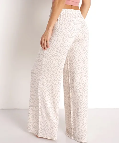 Z Supply Pants | Pants>Free as a Bird Leopard Pant White Sand