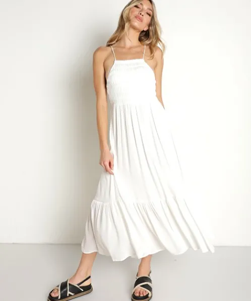 Z Supply Dresses>Jazmin Maxi Dress White