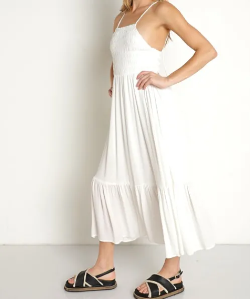 Z Supply Dresses>Jazmin Maxi Dress White