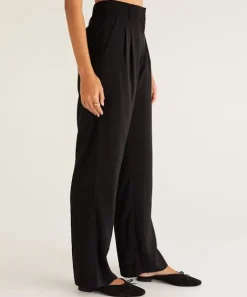 Z Supply Pants>Lucky Twill Pant Black