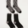 Z Supply Accessories | Knits>2-Pack Plush Leo Socks