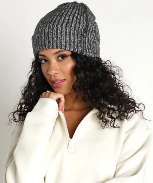 Z Supply Accessories>Ribbed Beanie Heather Grey