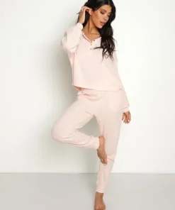 Z Supply Sleep Shirts | Tops>Snuggle Up Thermal LS Top Vintage Pink