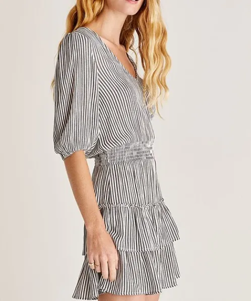 Z Supply Dresses>Stella Stripped Mini Dress Stripe