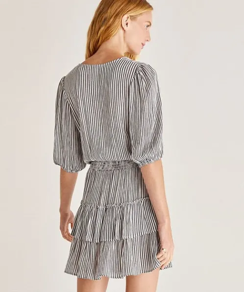 Z Supply Dresses>Stella Stripped Mini Dress Stripe