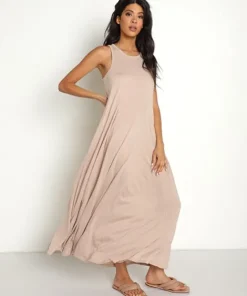 Z Supply Dresses>Varley Triblend Maxi Dress Frappe