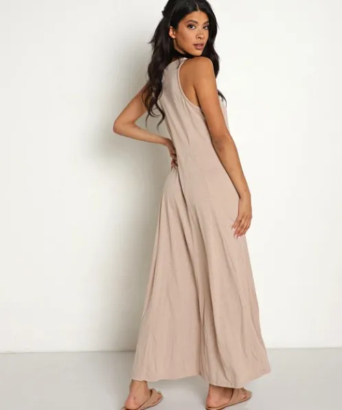 Z Supply Dresses>Varley Triblend Maxi Dress Frappe