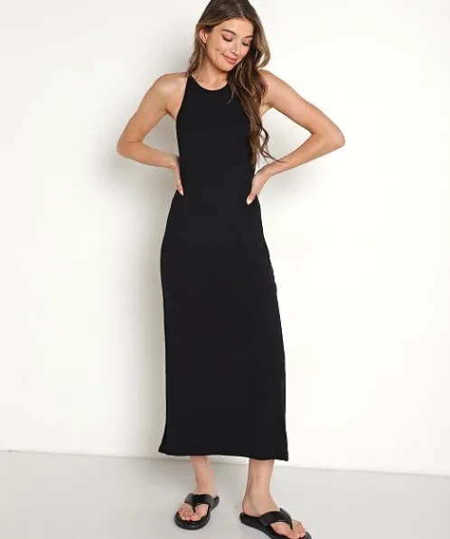 Z Supply Dresses>Viola Midi Dress Black