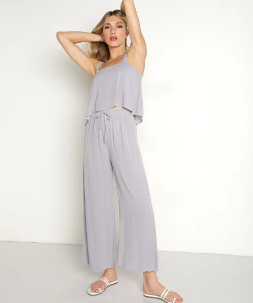 Z Supply Pants>Whitesands Wide Leg Pant Lavender